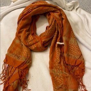 Orange scarf